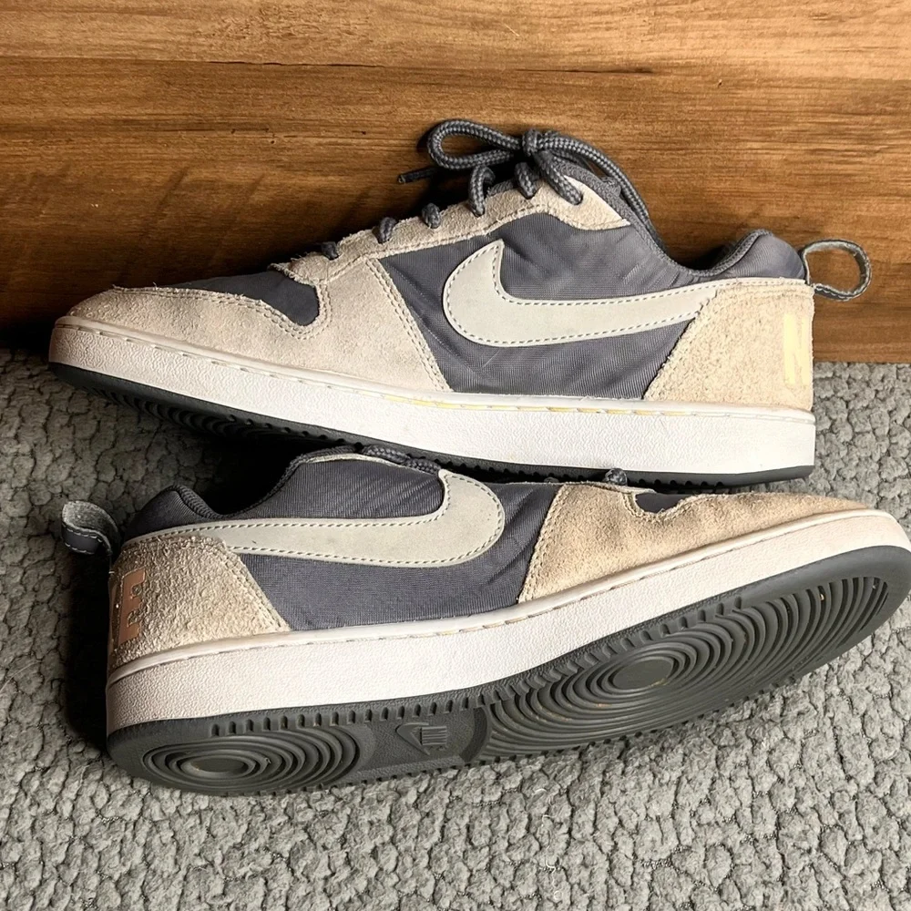 Nike Court Borough Premium Low Armory Blue And Gray Women’s Size‎ 8 861533-400